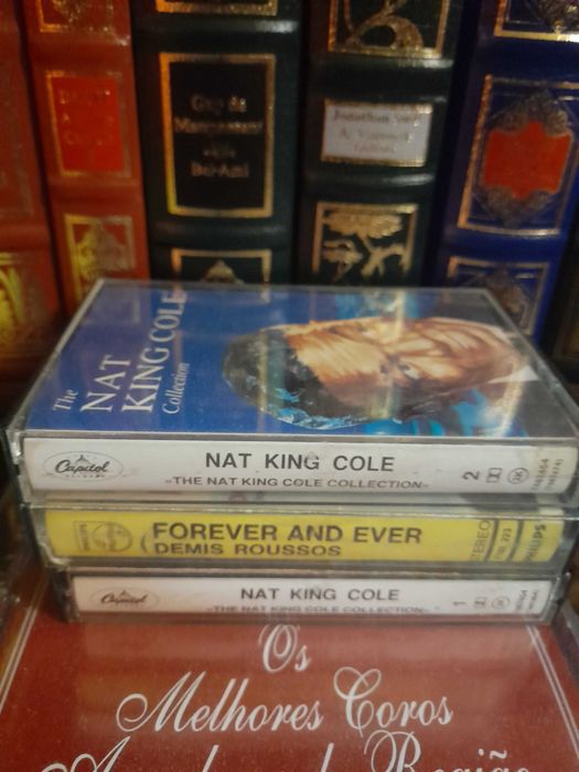cassestes nat king cole e demis roussos