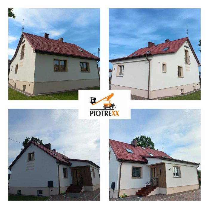 MALOWANIE Dachów, Elewacji, Podbitki, Ogrodzeń , Drewna