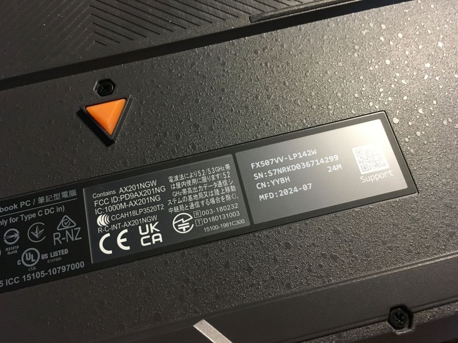 Ноутбук Asus TUF Gaming RTX4060