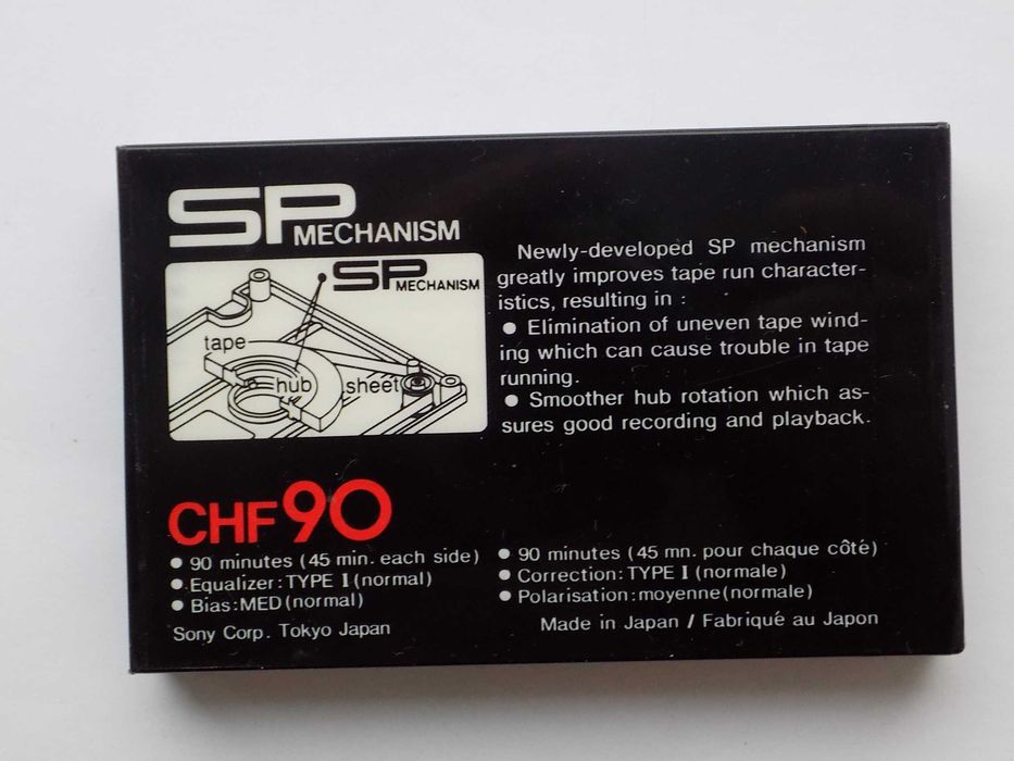 Аудиокассета Sony CFS90 новая