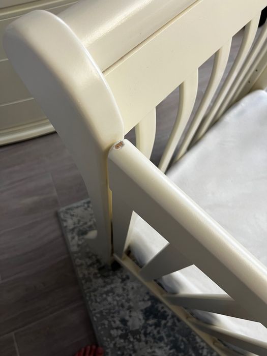 Дитяче ліжечко  ВЕРЕС (колір: слонова кістка)