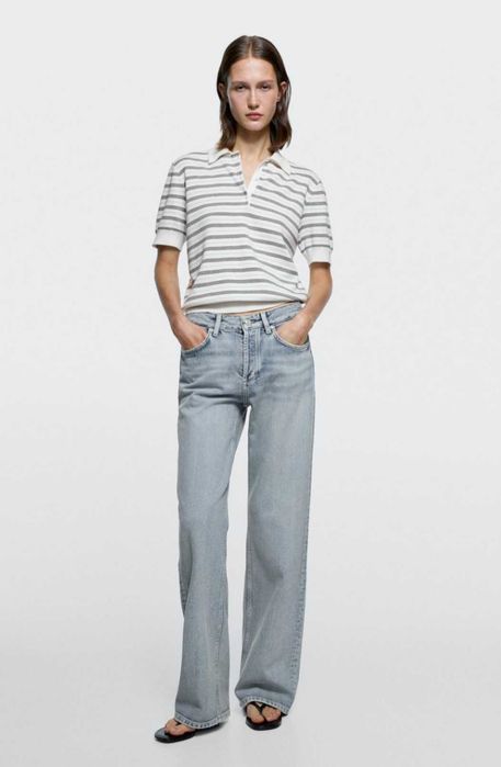 Джинсы Massimo Dutti wide leg