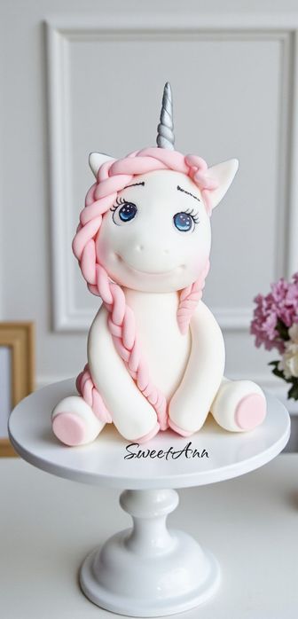 Jednorożec figurka na tort