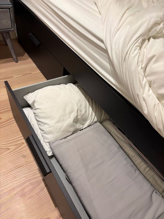 cama + estrado + colchão