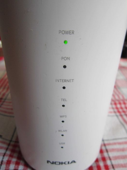 Router modem Nokia XS-2426G-B SC/APC optic port zasilacz w komplecie