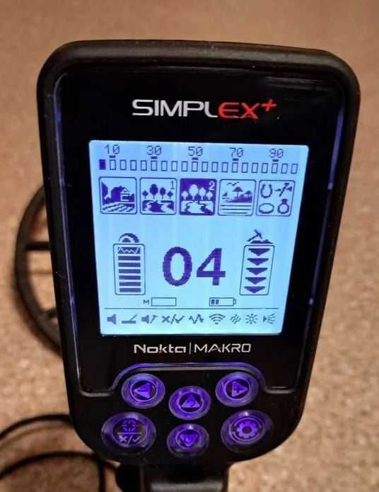 Металодетектор Nokta Simplex+ металошукач вживаний Нокта Сімплекс