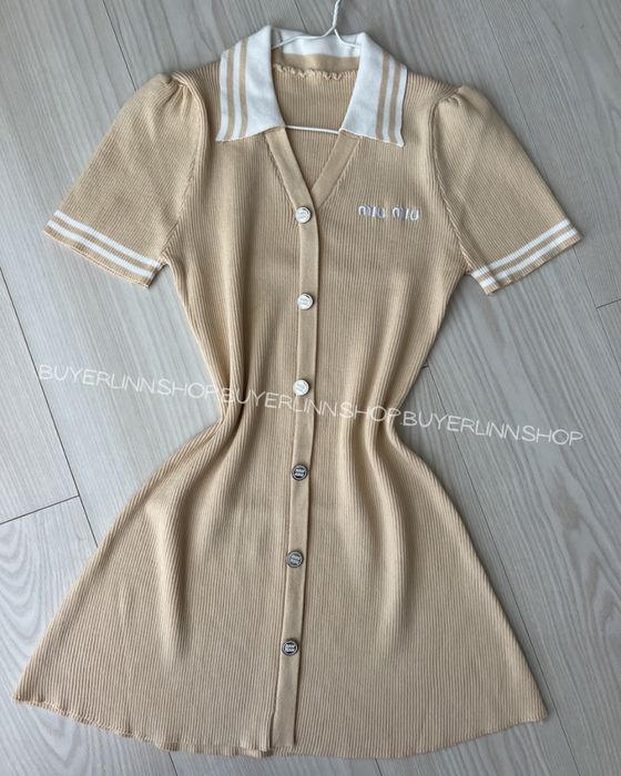 Сукня Miu miu, сукня з комірцем