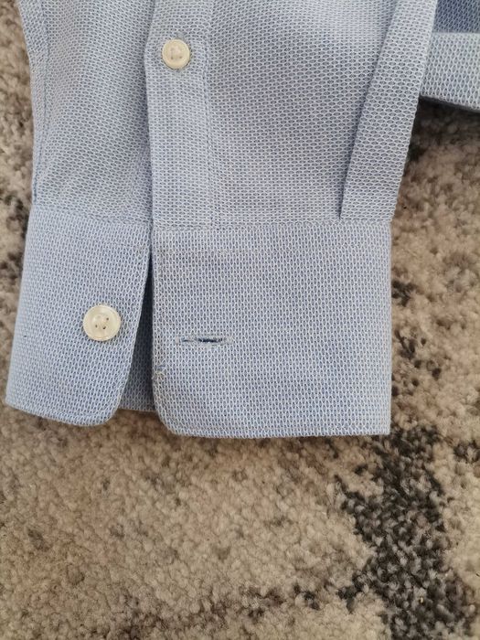 Koszula młodzieżowa niebieska Zara
