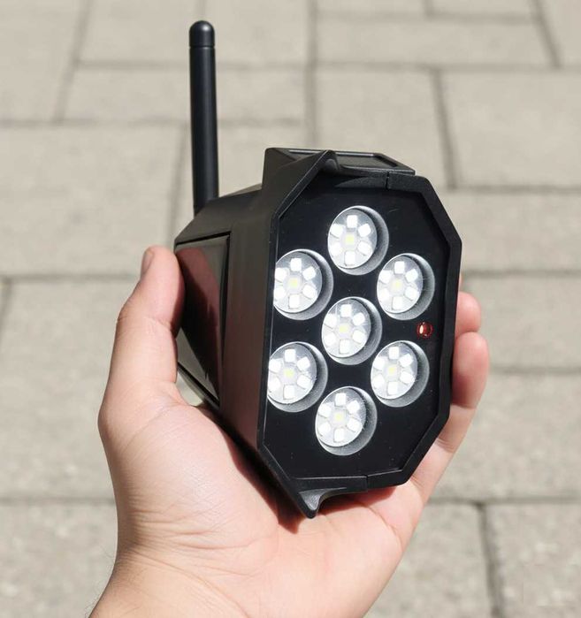 Ліхтар-муляж камери 2в1  Сонячна батарея Пульт Світильник 42 LEDлампи