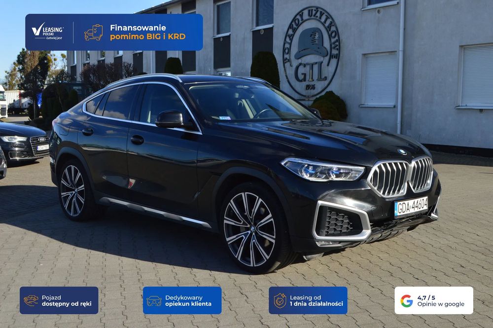 BMW X6 [14317] X6 XDrive, 3.0 D. 265 KM, tryby jazdy, Virtual kokpit, Fv 23%.