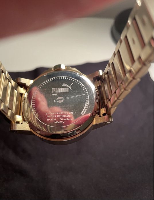 Relógio Puma Dourado Original