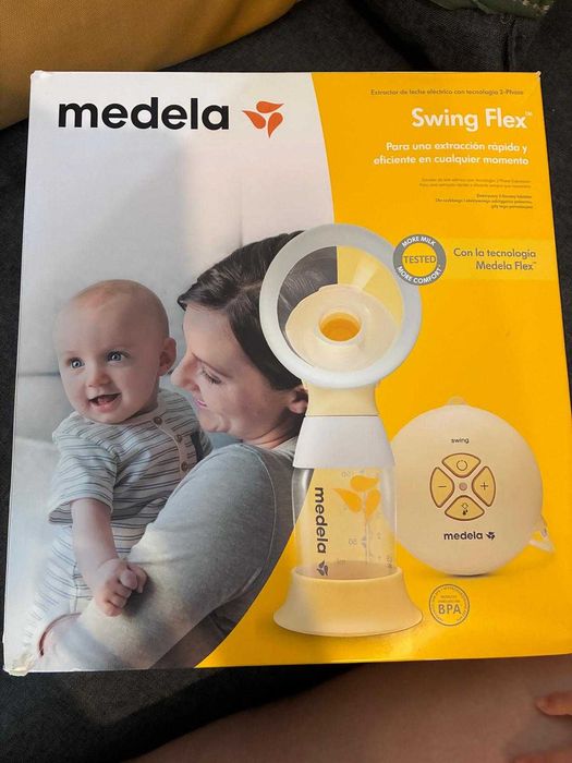Bomba de Leite Elétrica Medela na Caixa