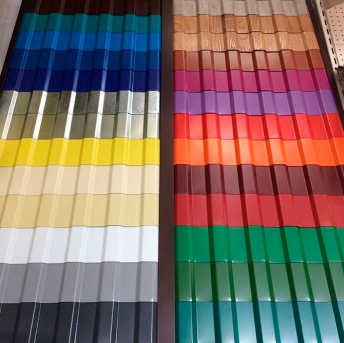 Профнастил на забор и крышу ПК 10, ПС 20, ПС 35, ПК 45,ПК 75 Киев.