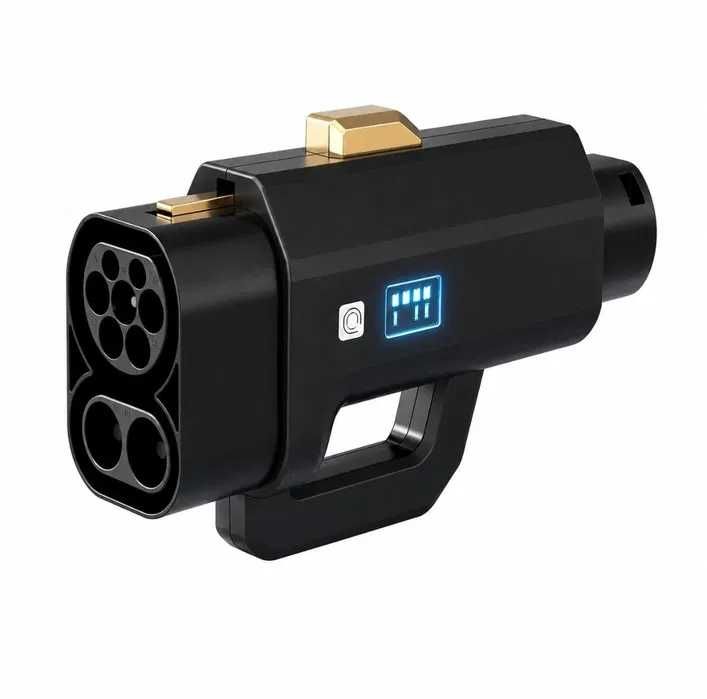 Перехідник CCS2 - GBT 400A 400 кВт TARY | дисплей| Android iOS додаток| адаптер для китайських електромобілів Zeekr, ID4, BYD, Honda, Denza, Xiaomi