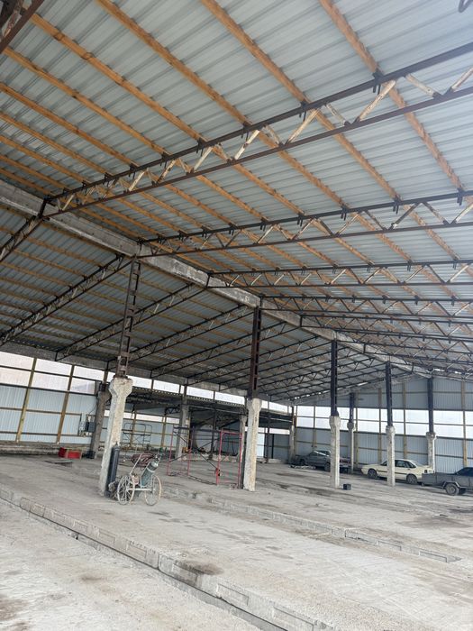 Ангар, плиты, регель, фермы, профлист