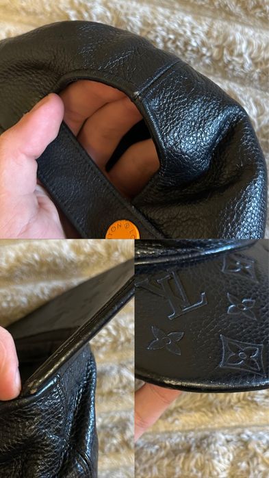 Оригінальна шкіряна монограмна кепка louis vuitton gucci