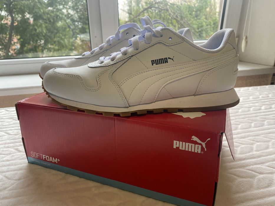 Кросівки Puma ST runner v3 L Jr (білі)