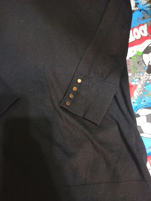 Lekki sweterek czarny