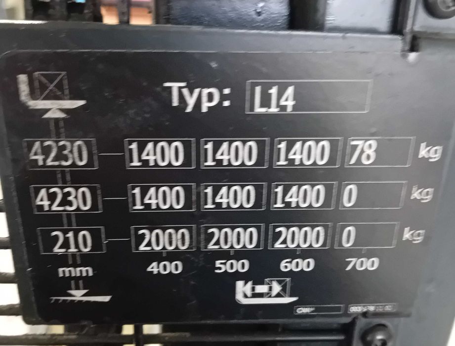 Stacker Linde ano de fabricação 2019.