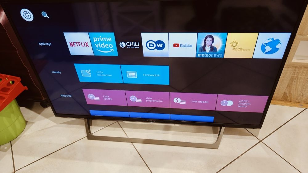 40 cali  Sony bravia smart tv z Wi-Fi, led