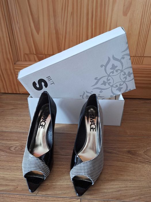 buty czarno białe rozmiar 35