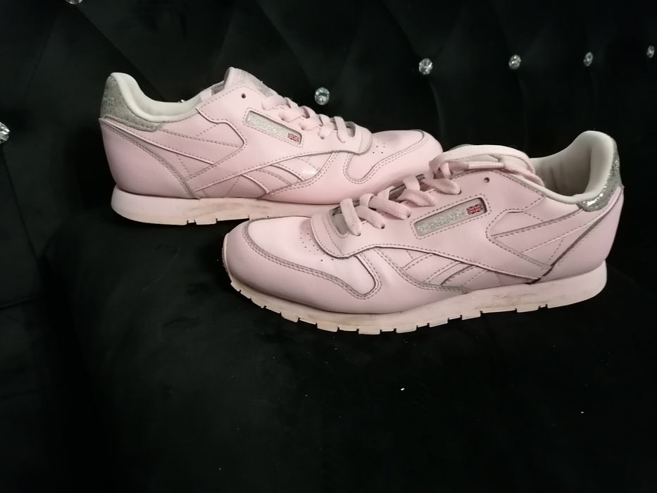 Buty sportowe trampki różowe pudrowy róż 38  reebok