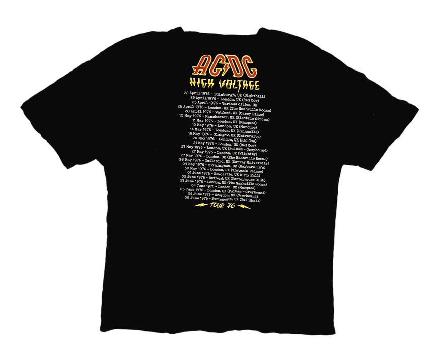 AC DC High Voltage Tour 1976 футболка коллекционная