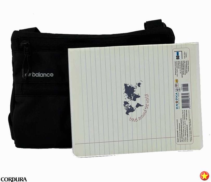 New Balance сумка Cordura 1000D Black 27×20×5 см