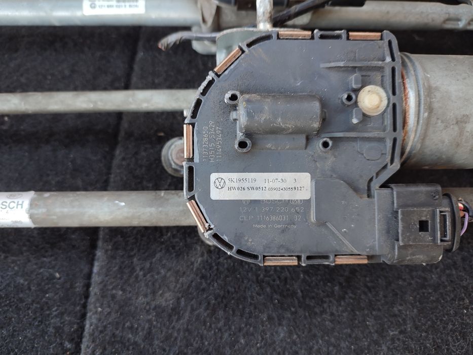 Трапеція двірників Шкода Октавія А5 Фольксваген Гольф 5 6 моторчик