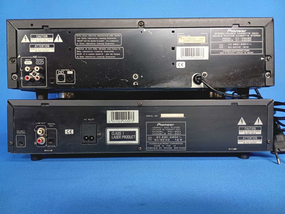 Pioneer CT-W208R + Pioneer PD-207