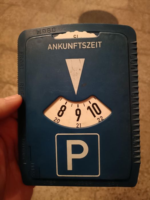 Tarcza parkomatoww retro