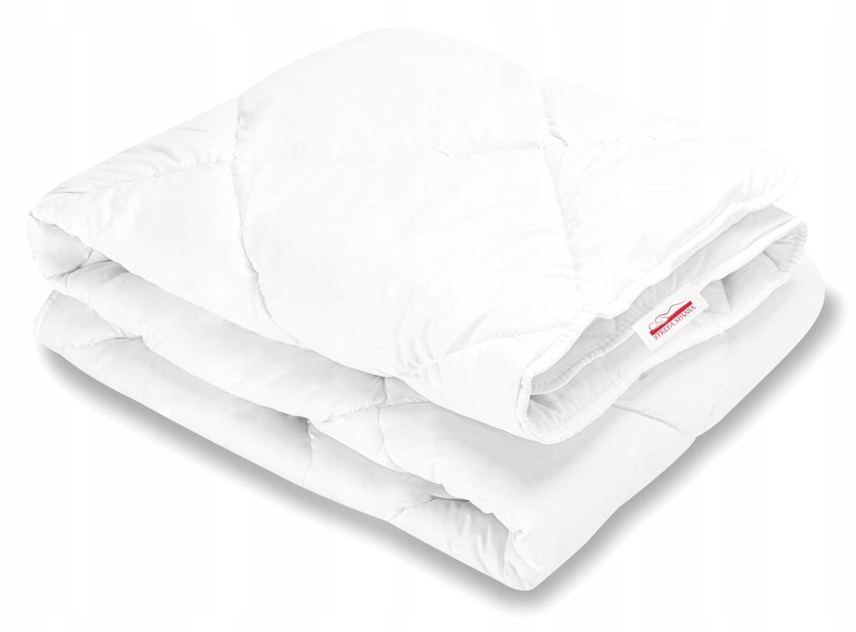 Kołdra 160x200 cm antyalergiczna całoroczna biała polski produkt