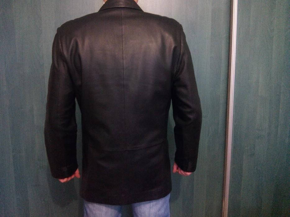 Пиджак мужской, кожа натуральная, носился мало, состояние отличное.Р48