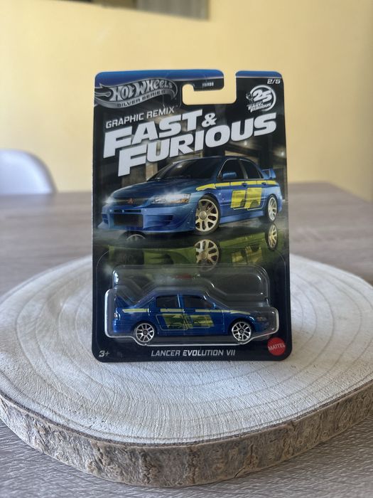 Miniatura Hot Wheels Fast & Furious Lancer Evolution VII