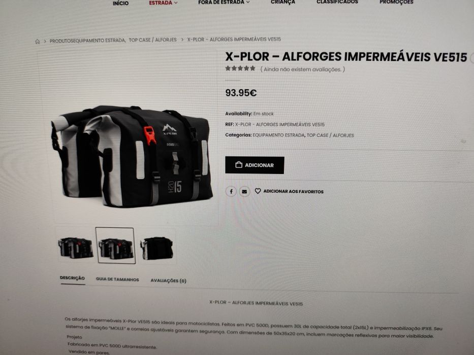 Alforge impermeável ve515 marca X-plor