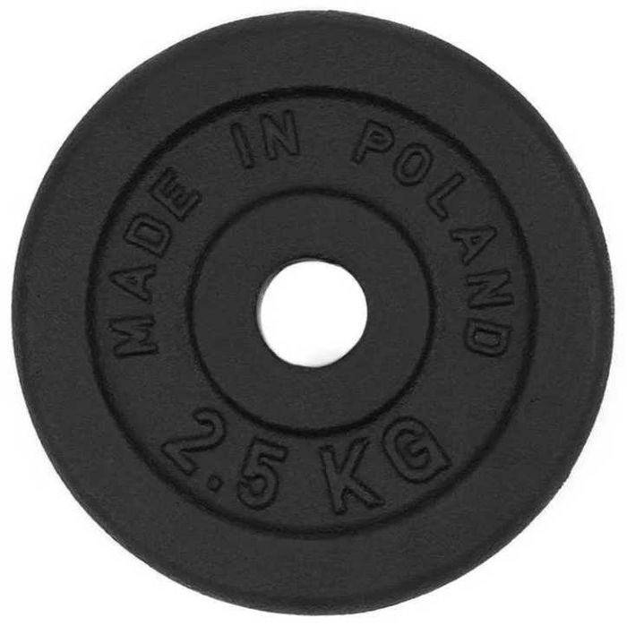 Obciążenie żeliwne 10kg 4 talerze po 2,5kg 28mm zestaw WA