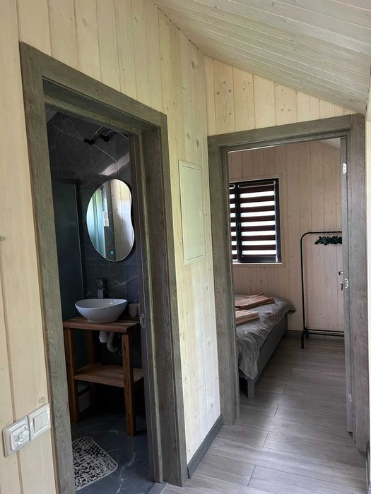 Міні-будинок 28 м2 з терасою. Ідеальне рішення для гір чи озера