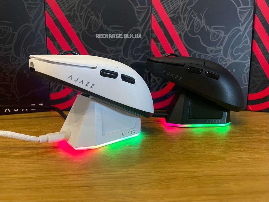 НОВІ Мишки Ajazz AJ159PRO 8K HZ PAW3395 Wireless