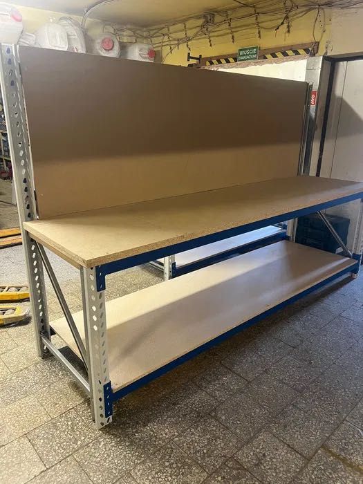 Falbanek .Stół warsztatowy.Wyprzedaż.