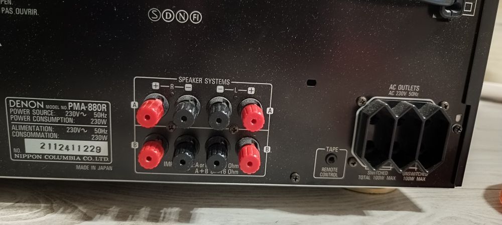 Głośniki Empire wzmacniacz Denon