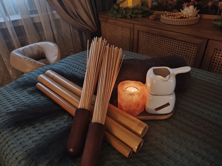 Masaż klasyczny, bańką chińską, korugi