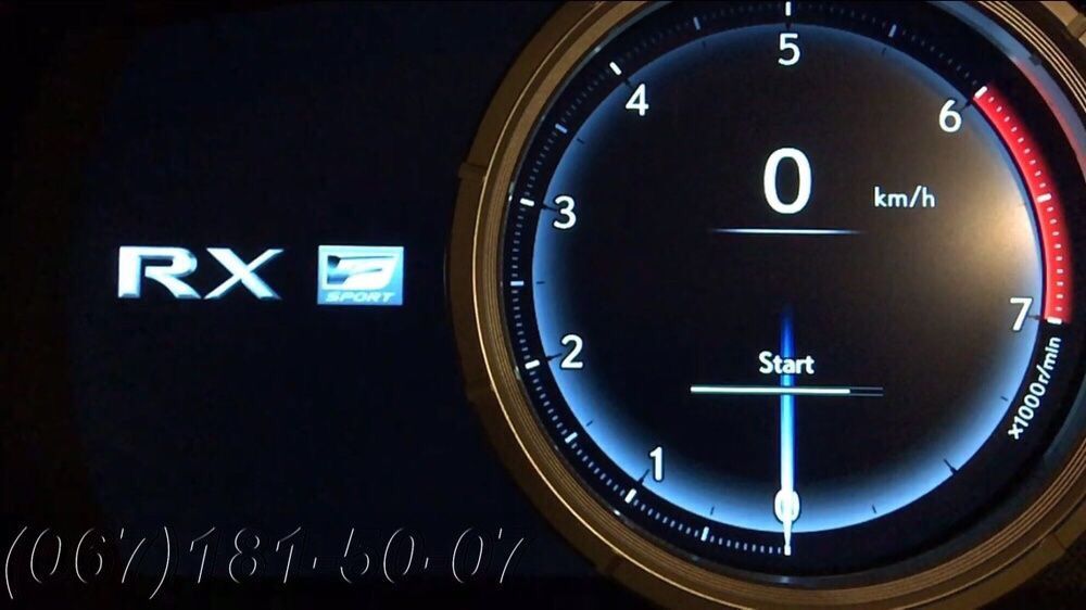 Спидометр LEXUS RX F Sport IS GS щиток приборка LED панель ф спорт