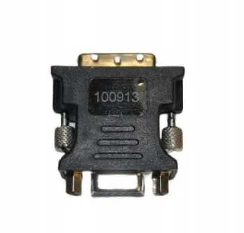 Adapter przejściówka VGA D-SUB na DVI-A czarny