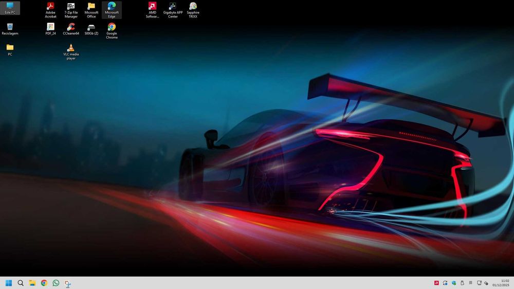 PC Gaming RGB, Ryzen 5 5500, RX 5600 XT, Nvme 1Tb, 16Gb DDR4