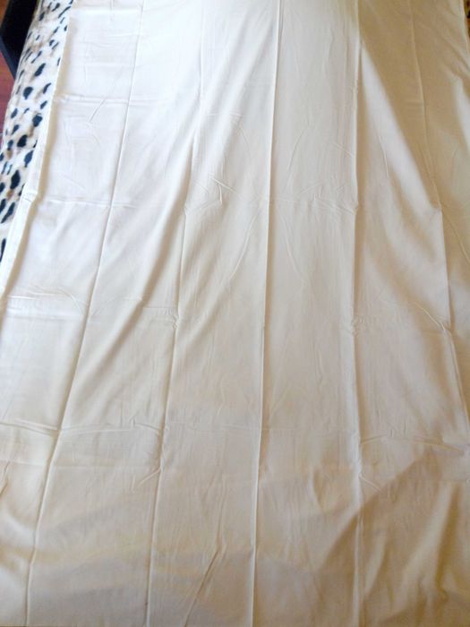 Бежева полуторна підковдра 200*140