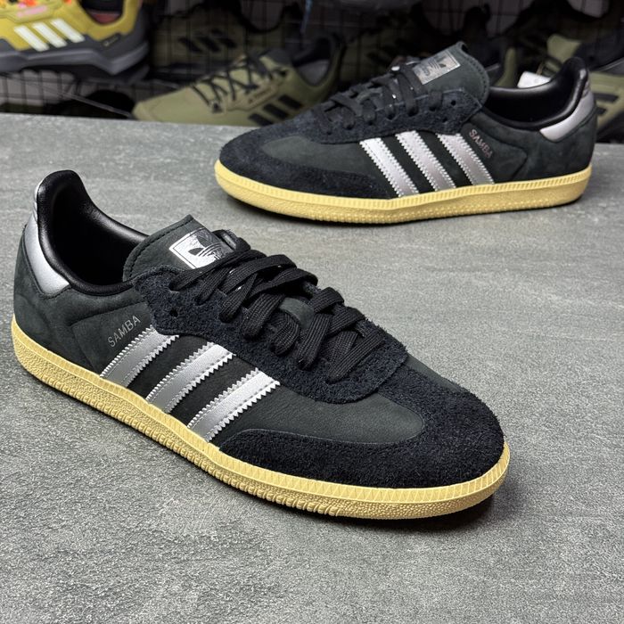 Кросівки чорні шкіра адідас самба Adidas Samba IE8128 ОРИГІНАЛ 100% 39