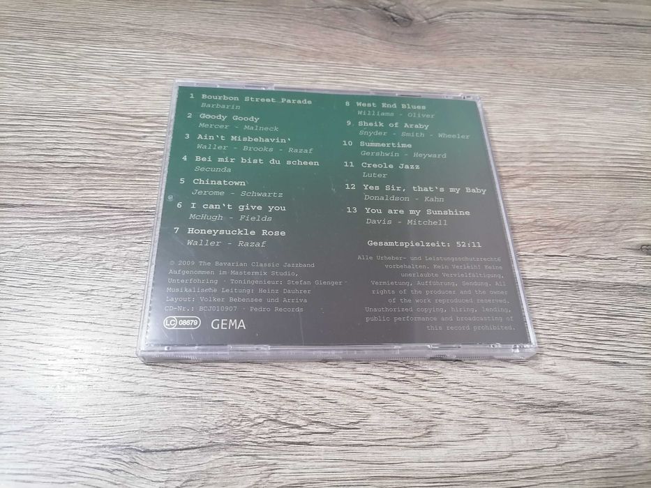 Die Erste - The Bavarian Classic Jazzband CD (5492)