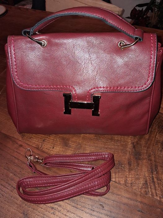 Mala de mão bordeux