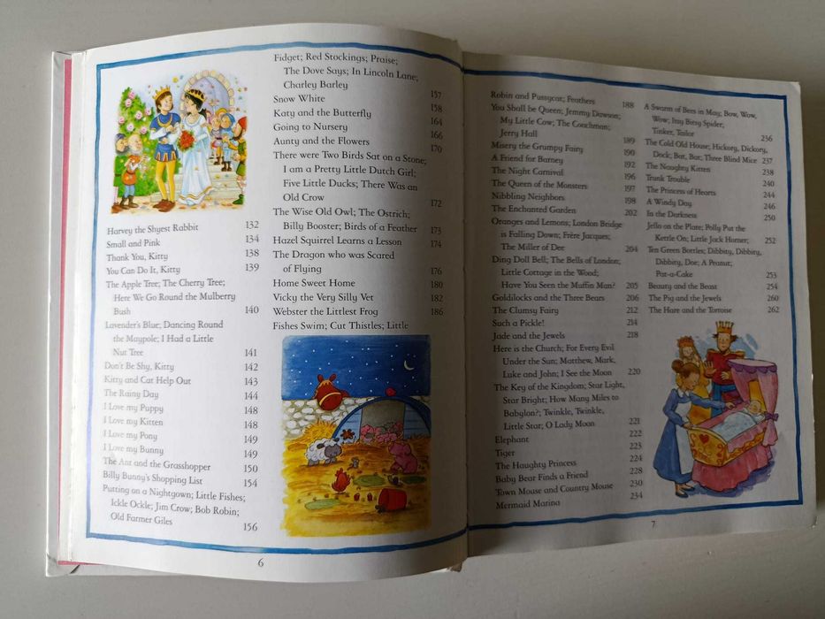 Livro 365 Stories and Rhymes for Girls, ilustrado