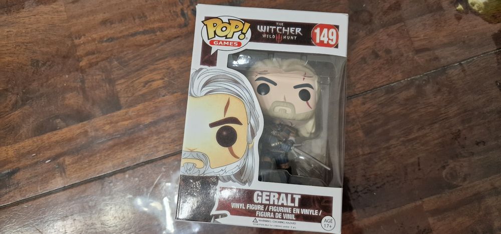 Wiedzmin funko pop geralt 149 figurka unikat. Idealna. Zapraszam